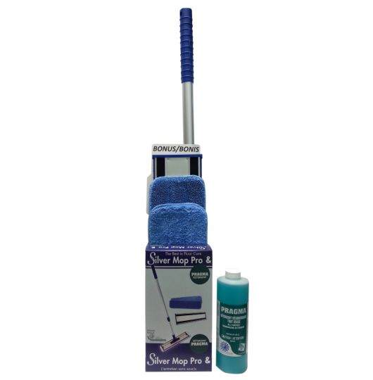 SILVER MOP PRO, ensemble de vadrouille microfibre