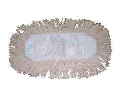 Vadrouille sèche en coton blanc, 18''