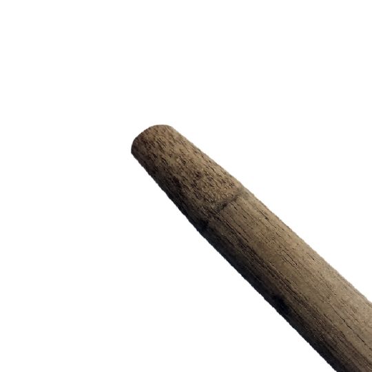 Manche fuselé en bois, 60 x 1 1/8