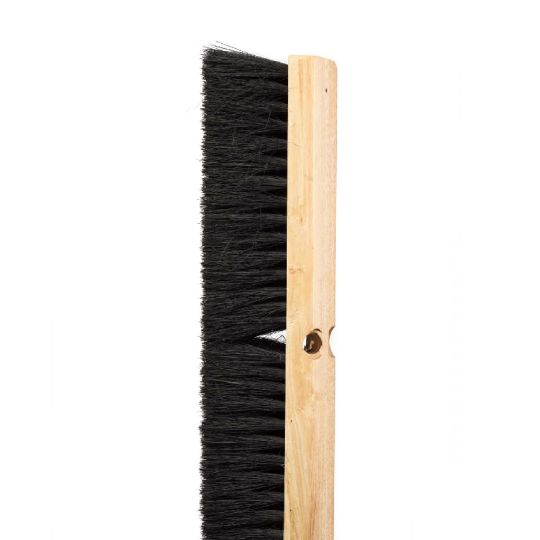 Balai-brosse en tampico mixte, bloc de bois, 24''