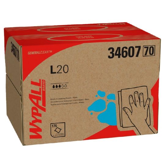 WYPALL L20, papier essuie-tout blanc 2 plis