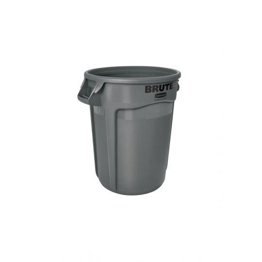 Poubelle ronde grise, 20 gal BRUTE
