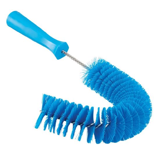 53723 Brosse à crochets Vikan - Moyenne - Bleu