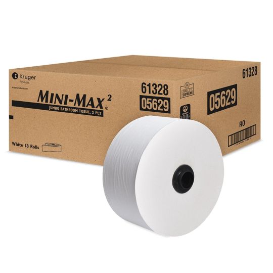 05629, papier de toilette mini-max 2 plis 18 x 750'/cs