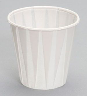 Verres à fond plat,3.5 once,  tube de 100