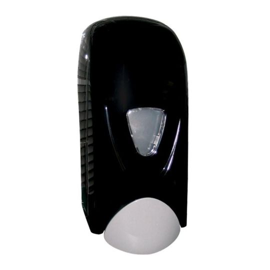 Distributrice noire de savon mousse, 1000 mL