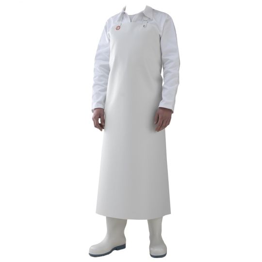 Tablier Bravo blanc 90cm x 135cm, nitrile
