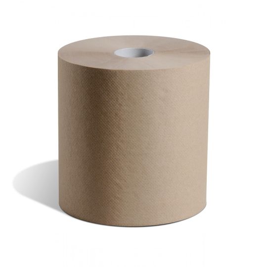 Pur Value, papier à mains brun en rouleau (6x800'/cs)