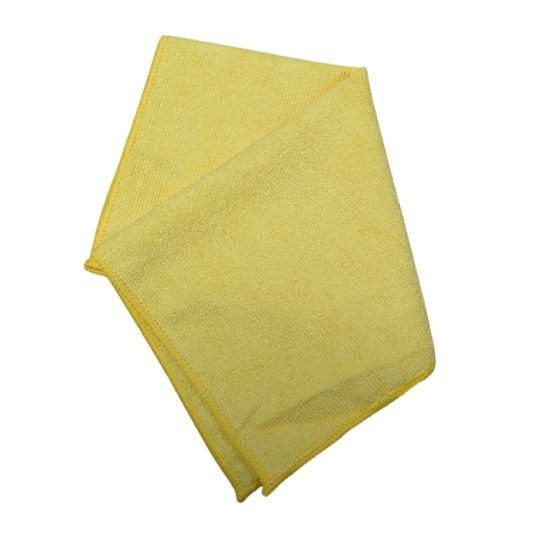Linge microfibre jaune pour entretien général, 14'' x 14'', 280g