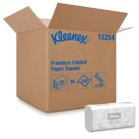 Essuie-mains pliés Kleenex® Premiere