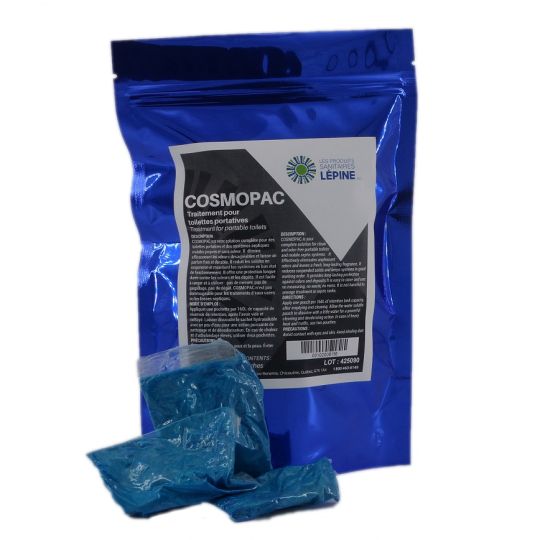 COSMOPAC , traitement pour toilettes portatives