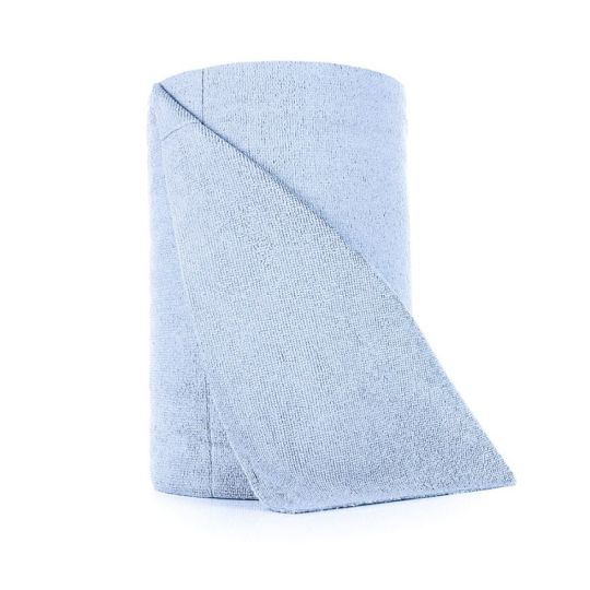 Rouleau de Microfibre détachable - 12" x 12" - BLEU - 40 linges