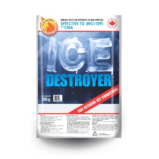 ICE DESTROYER, fondant à glace avec CMA, sac de 44lbs/22kg