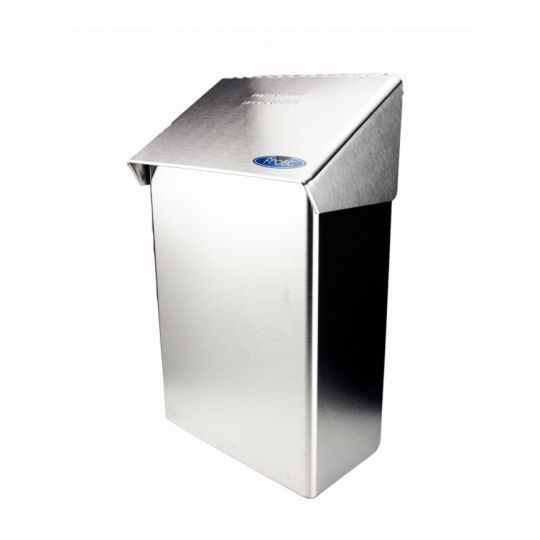 Poubelle en acier inoxydable pour serviettes sanitaires