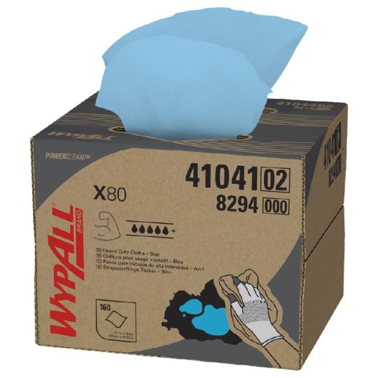 WYPALL X80, papier essuie-tout bleu
