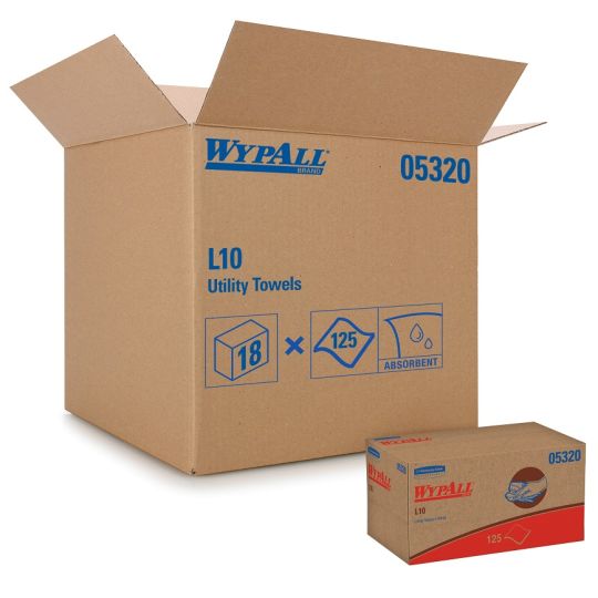 WYPALL L10, papier essuie-tout blanc en boîte