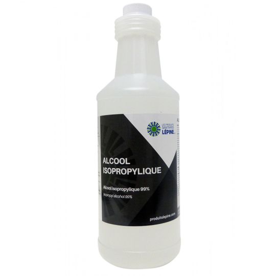 Alcool isopropylique (IPA) 99%, 1L, 12/cs