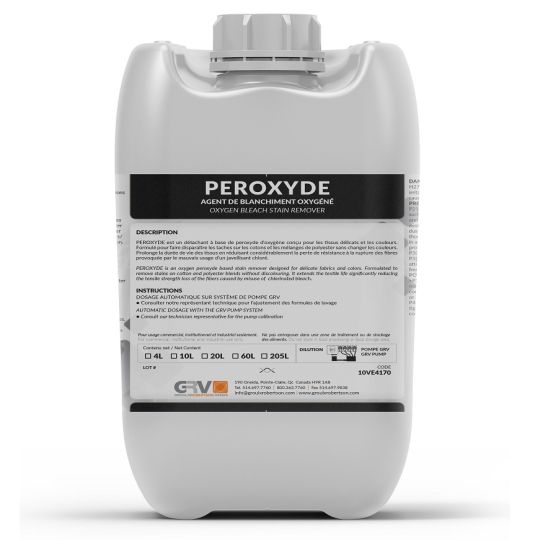 PEROXYDE, détachant pour couleur