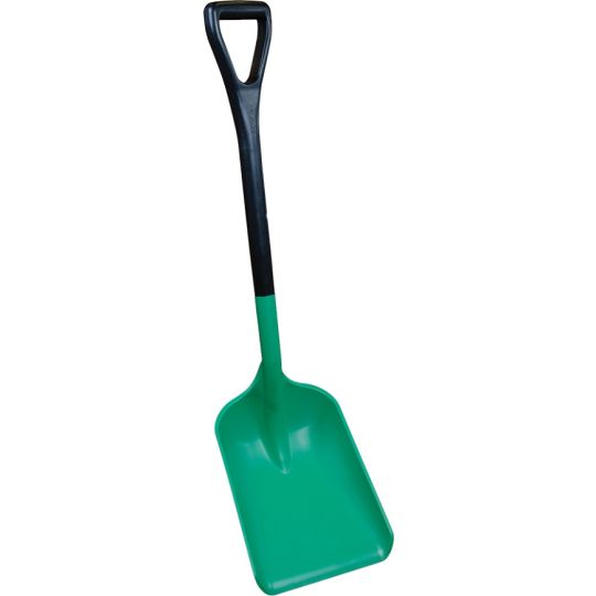  Pelle de sécurité noire et verte deux pièces