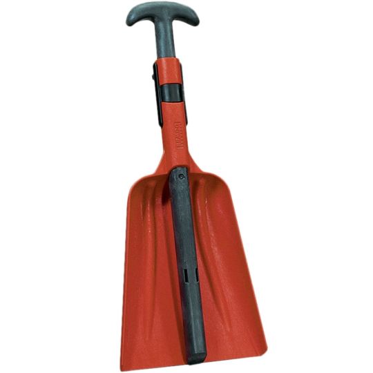 6880EBO Pelle d'urgence rétractable noire et orange 10''