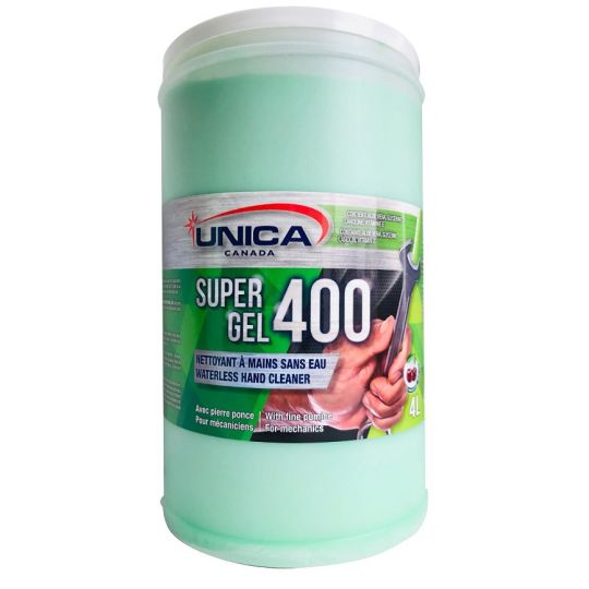 SUPERGEL 400, nettoyant à mains vert avec abrasif