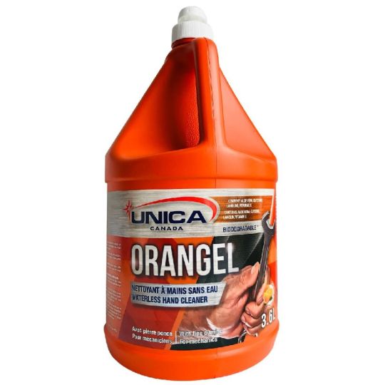 ORANGEL, nettoyant à mains avec pierre ponce, 3.6 L