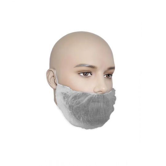 Cache-Barbe, blanc