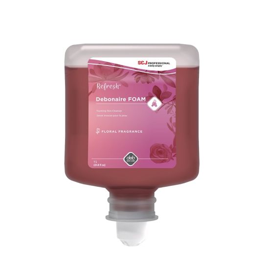 REFRESH DEBONAIRE, savon à mains en mousse au parfum délicat