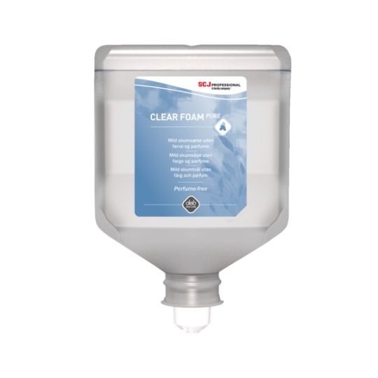 REFRESH CLEAR FOAM, savon à mains en mousse doux sans parfum ni colorant, 2 L