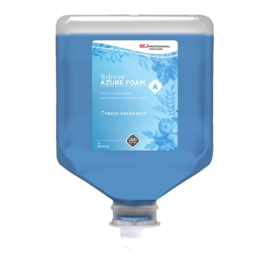 REFRESH AZURE FOAM, savon à mains en mousse légèrement parfumé, 2 L