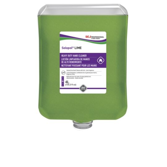 SOLOPOL LIME, nettoyant pour les mains pour salissures moyennes à fortes