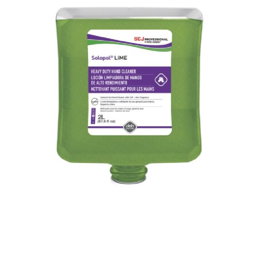 SOLOPOL LIME, nettoyant pour les mains pour salissures moyennes à fortes, 2 L