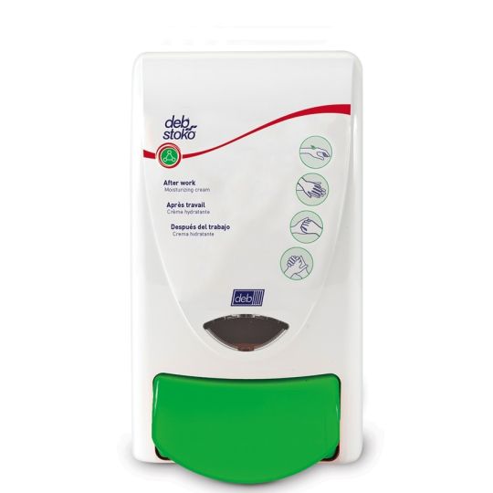 Distributrice blanche pour crème à mains DEB STOKO