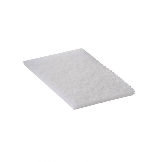Tampon à récurer blanc