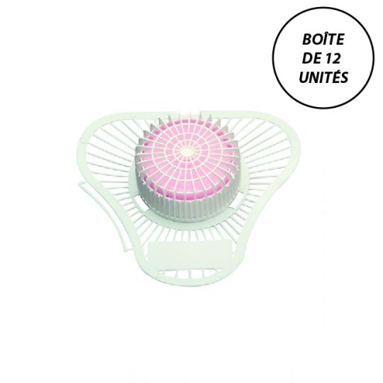 Tamis d'urinoir avec bloc, cerise