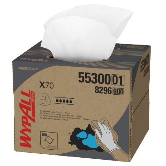 WYPALL X70, papier essuie-tout blanc