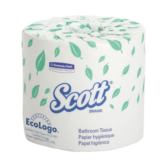 48040 SCOTT®, papier de toilette régulier 2 plis, 40 rouleaux de 550  feuilles/cs