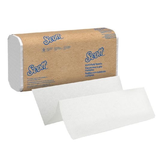 SCOTTFOLD, papier à mains blanc plis multiples